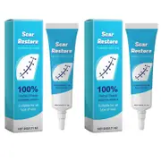 Scar Gel - Improves the Size of Hypertrophic Scars and Keloids Caused by Injuries, Burns and Surgeries 2pcs