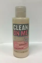 Soap & Glory Clean On Me Creme Moisture Shower Gel 2.5 Oz, As Pictured.
