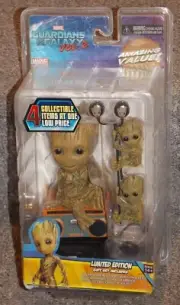 2017 NECA Guardians Of The Galaxy Baby Groot Limited Edition Gift Set NIP