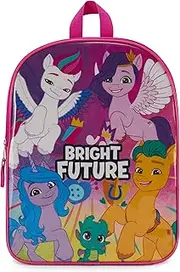 [My Little Pony] Hasbro Girl Toddler Backpack for Kids - Iconic Little Kids Backpack with Padded Straps & Zip Compartment Kid Backpack - Comfy Toddler Bookbag and Preschool Backpack for Girls - 15