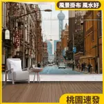 老上海復古街道建築上海灘外景城市風景掛布房間牆297 風景掛布 露營掛布 客廳掛布 客廳掛布 厚掛布 掛布 牆壁掛布29