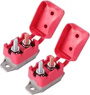 VINTORKY 12v/24v Automatic Reset Circuit Breaker 30a Stud Bolt Plastic Cover for Car Truck Boat