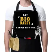 Father Day Apron BBQ Apron for Dad Funny Dad Chef Apron for Father Day