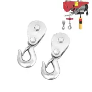 Pulley Hook (1Tons/2,200 LBS) Snatch Block with Hook Heavy Duty Pulley Liftin...