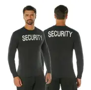 Black 'Security' Shirt - Long Sleeve SECURITY Shirt
