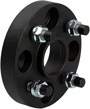 Wheel Spacer For Fiat For Panda For Punto-176/188 M12x1.25 2Pieces 15/20/25/30/35/40mm PCD 4x98 CB 58.1mm Wheel Spacer Adapter Wheel spaers(2pieces 35mm Black)