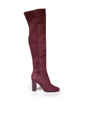 Burgundy Braden Over the Knee Boots