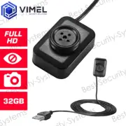 Portable 32GB 24/7 Mini Button Camera Video Recorder FULL HD 1080p Spy