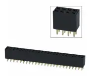 Pack of 4 PPPC252LFBN-RC Connector 50 Position Header Connector 0.100" (2.54...