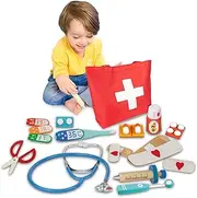 Axel Adventures Montessori Wooden Doctor Kit, Basic Skills Educational Sensory Toy, Learning Wooden Montessori Materials for 3 4 5 Year Old Kids and Toddlers, Preschool, Classroom STEM Toy