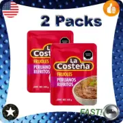 2 Packs Peruvian beans La Costeña refried 430g