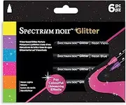 Spectrum Noir Glitter Markers 6 Pack - Neon Lights - Colour: Neon