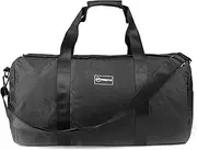 [FIREDOG] Smell Proof Duffle Bag, Large Smell Proof Bag for Travel Storage, Classic Black, with Lock