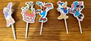 NEW Tupperware Gadget (5) Disney Cake Candle Holder Picks Birthday Cake Kids