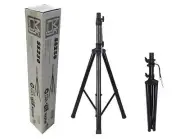 MR DJ SS250 Speaker Stand Universal Black Heavy Duty Folding Tripod PRO PA DJ H
