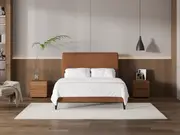 My Style Tapered Headboard & Slimline Base - Queen / Gingerbread / Slimline Base