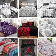 Ultra Soft Doona Duvet Quilt Cover Set - 9 Designs - 6 Sizes - Single/KS/Double/Queen/King/Super King (King Single, 9)