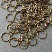Jumprings Antique Bronze OD-8mm -100pcs.
