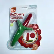 RaZ Baby RaZ-Berry Silicone Toothbrush Teether PBA Free 3months
