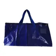 New Waterproof Durable Blue Sneaker or Storage Tote Bag With Full Zip Unbranded