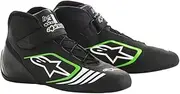 Alpinestars TECH 1-KX KART SHOES BLACK GREEN