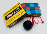 Pool Snooker Billiard Cue Tip Table RAINBOW Chalk + Black Chalk Holder