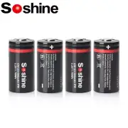 Real Capacity 16340 RCR123 16340 550mAh Rechargeable Lifepo4 battery 2000 Cycles