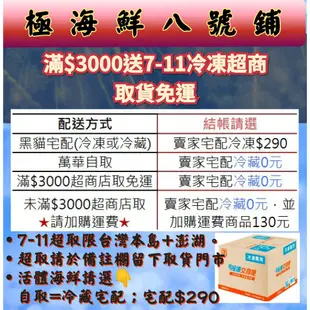 【極海鮮】消費滿$3000，送7-11冷凍店取免運_藍鑽蝦規格40/50_1公斤裝