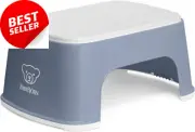 Step Stool, Deep Blue/White, Non-Slip for Kids & Adults