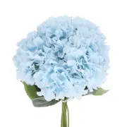 Artificial Flowers 10 Bundles, Blue Fake Hydrangea Plants for Wedding Outdoor
