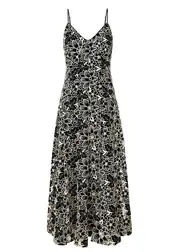 Amelia Embroidery Midi Dress