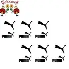 X 12 BUNDLE NEW PUMA LOGO DESIGN BRAND IRON ON DECAL HEAT TRANFER HTV