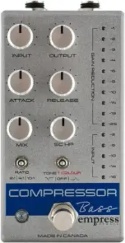 Empress Effects Bass Compressor Analog Signal Silver Bass Effect Pedal NEW