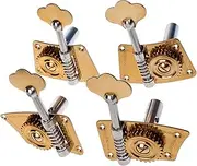 Upright Bass Single Tuner Machine Bass Pegs Brass Material 4/4 3/4 Double Bass Tuning Pegs Guitar String Tuning Pegs