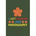 I JUST FREAKING LOVE PAINTING: PAINTING LOVERS FUNNY GIFTS JOURNAL LINED NOTEBOOK 6X9 120 PAGES