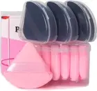 Ocim 10Pcs Triangle Powder Puffs for Face Powder,Soft Velour Makeup Setting P...