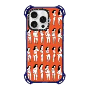 iPhone 16 Pro Bounce Case MagSafe Compatible Red Peaches