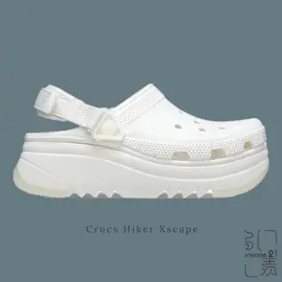 CROCS HIKER XSCAPE 獵戶 洞洞鞋 卡駱馳 厚底 增高 防水 涼鞋【Insane-21】