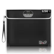 Fireproof Money Bag with Lock - 4200℉ Heat Insulated, Waterproof Fireproof Ba...