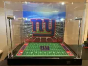 New York Giants Custom Full Size Helmet Display With LED Lights