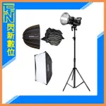 GODOX 神牛 SL60 II 白光 LED燈X2+280CM燈架X2+QR-P70+SB-US-60柔光罩 雙燈組