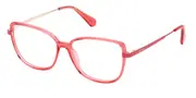 Max & Co. MO5102 066 Women’s Glasses Red Size 54 - Private Health Rebate - Blue Light Block Available
