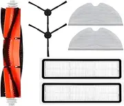 Accessories Kit for Dreame D9, D9 Max & L10 Pro - Replacement Parts Value Pack with Main Brush, Side Brushes, Filters & Mop Pads - Compatible with Dreame Robot Vacuum Cleaners