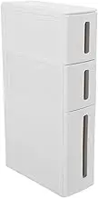 NDNCZDHC 5.5in Bathroom Storage Cabinet, Narrow Bathroom Floor Storage Cabinet with 3 Drawers, Small Floor Cabinet for Kitchen