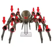 F/G or J/K Replacement Leg Part 8 ft Home Depot Giant Colossal Graveyard Spider