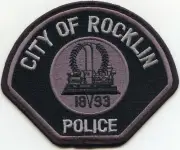ROCKLIN CALIFORNIA CA subdued POLICE PATCH
