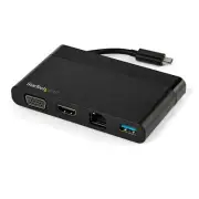 StarTech DKT30CHVCM USB C Multiport Adapter with HDMI, VGA, Gb Ethernet & USB