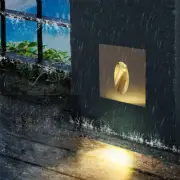 Indoor/Outdoor 3W LED Wall Corner Light Fixture Step Lamp Waterproof Wiring Box