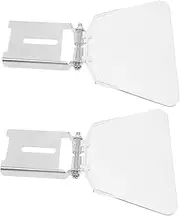 Hoement Bench Guard Cover Plastic Tool Accessories Eye Shield for Bench Grinder Protective Dust Plate Sturdy Easy Install
