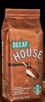 〈Starbucks Japan〉DECAF HOUSE BLEND whole bean coffee 8.8oz 250g